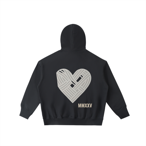 Big Hood Half-Zip Fleece Hoodie